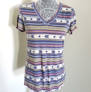Mossimo Aztec Print T